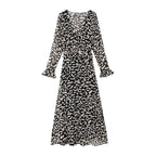 Women's Autumn Animal-Print Dress