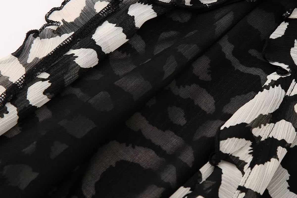 Women's Autumn Animal-Print Dress