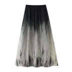 Women's Tie Dye Printed Vest and Skirt Two-Piece Set