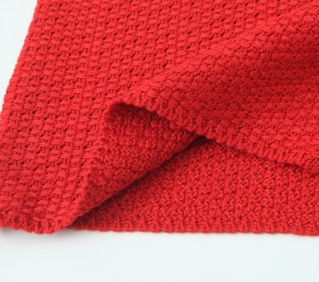 Women's Bow Small V Neck Sleeveless Knitted Vest