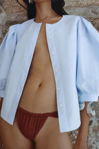 Women's Solid Elegant Short Top