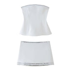 Women's Top And Skirt Two-Piece Set