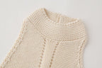 's Casual Halter Knitted Sweater Vest Top