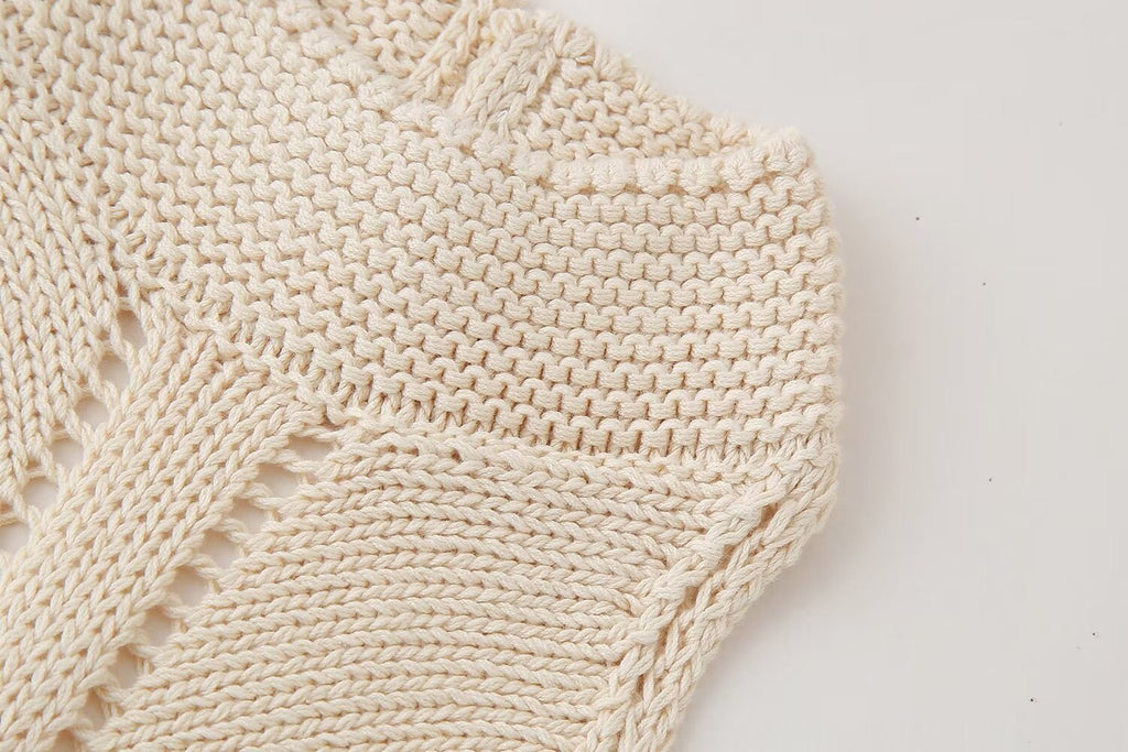 's Casual Halter Knitted Sweater Vest Top