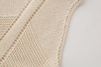 's Casual Halter Knitted Sweater Vest Top