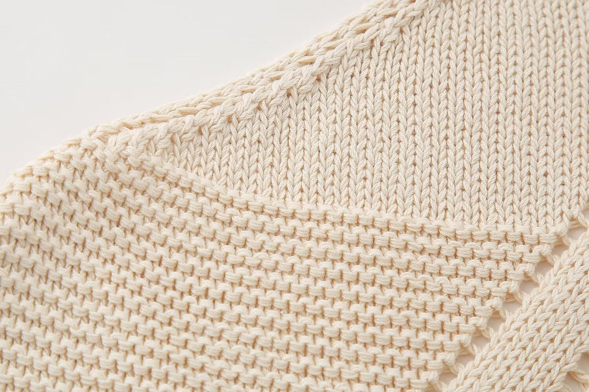 's Casual Halter Knitted Sweater Vest Top