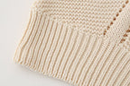 's Casual Halter Knitted Sweater Vest Top