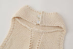 's Casual Halter Knitted Sweater Vest Top