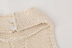 's Casual Halter Knitted Sweater Vest Top