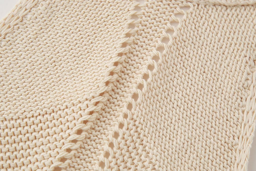 's Casual Halter Knitted Sweater Vest Top