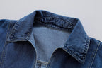Women's Summer Short Denim Top and Pants Two-Piece Set