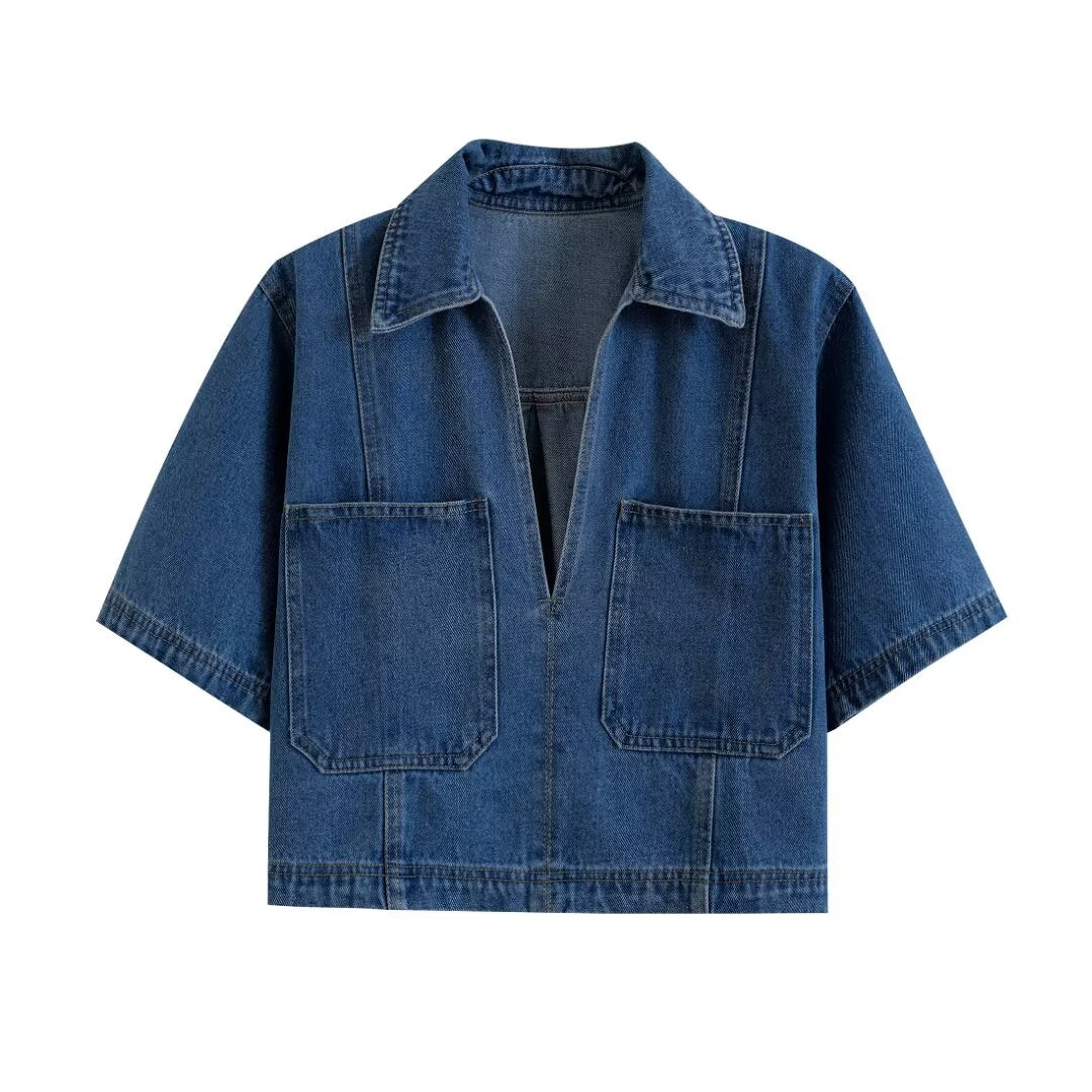 Dark Blue Top