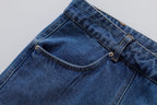 Women's Summer Short Denim Top and Pants Two-Piece Set