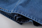 Women's Summer Short Denim Top and Pants Two-Piece Set