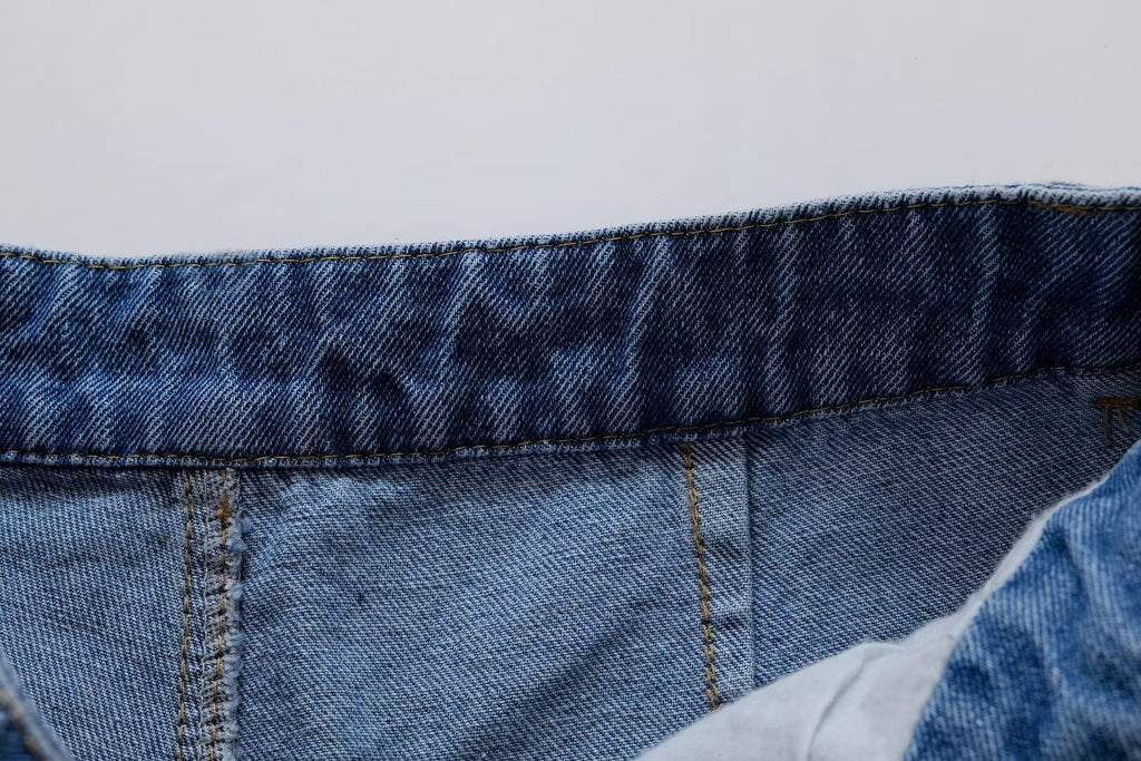 Women's Summer Short Denim Top and Pants Two-Piece Set