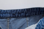 Women's Summer Short Denim Top and Pants Two-Piece Set