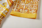 Women's Printed Belted A-Line Dress