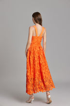 Sleeveless V-Neck A-Line Maxi Dress