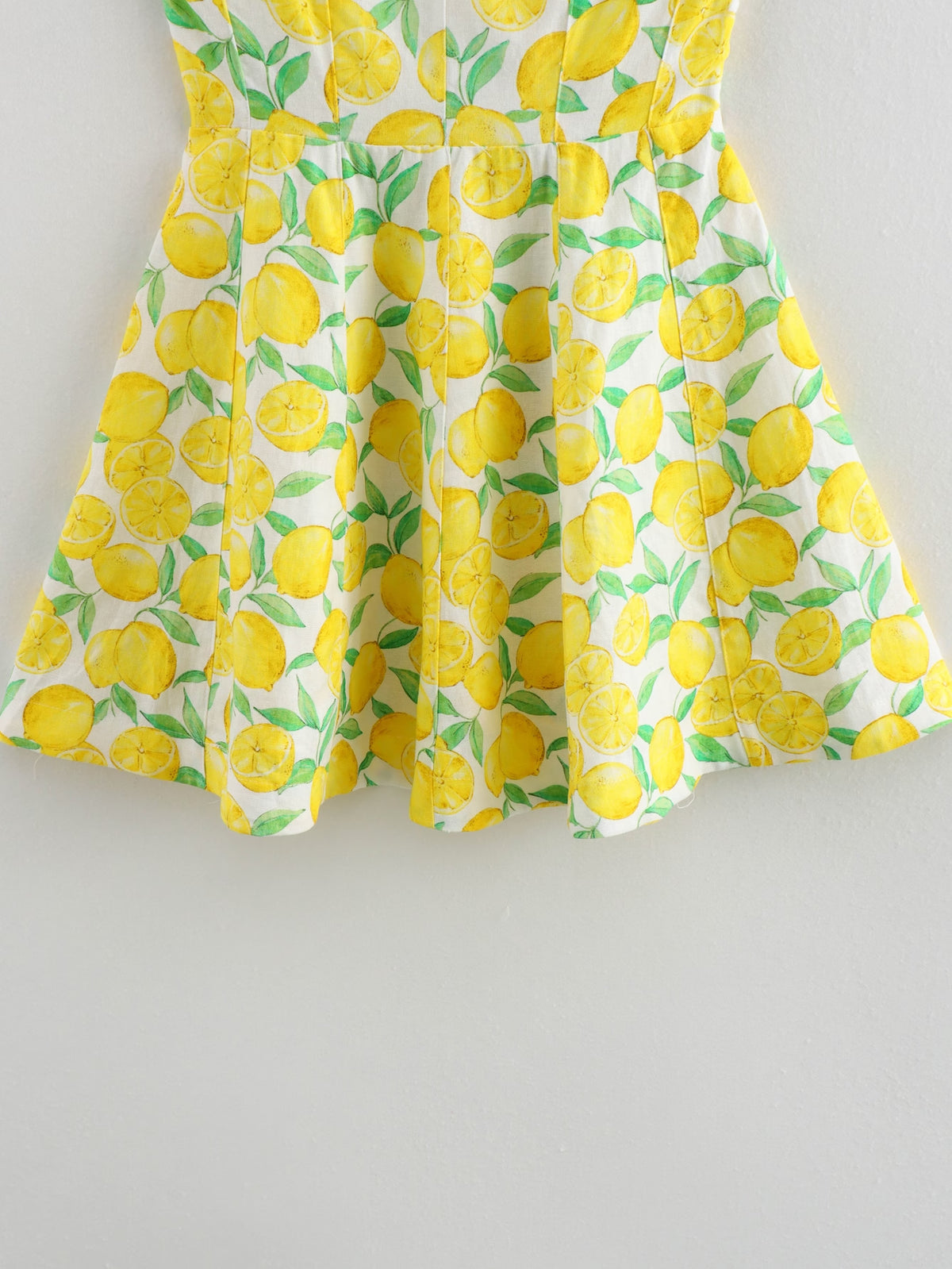 At Linen Blended Printing Slip Dress