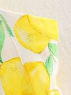 At Linen Blended Printing Slip Dress