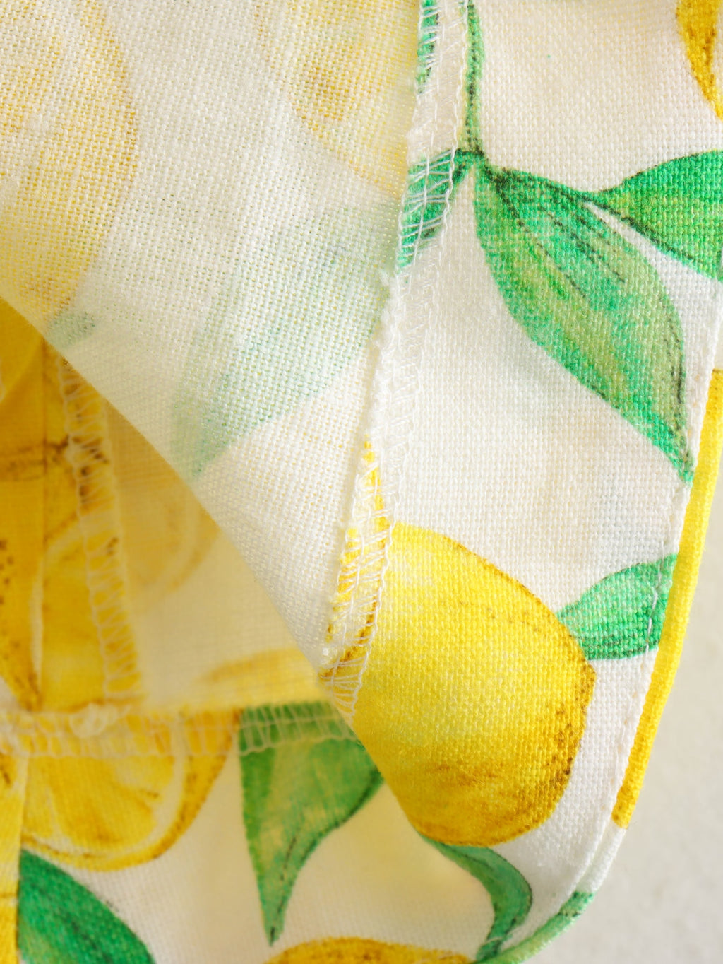 At Linen Blended Printing Slip Dress