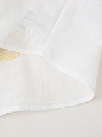 Women's Embroidered Button-Front Collared Shirt