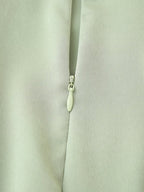 Satin Spaghetti-Strap Dress