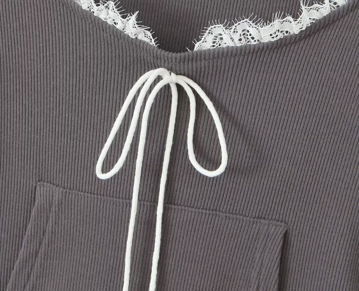 Women's Lace Pleated High-Waisted Two-Piece Skirt Set