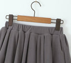 Women's Lace Pleated High-Waisted Two-Piece Skirt Set