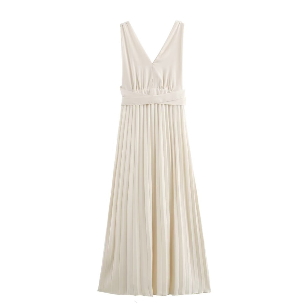 's Backless Cross-Strap Cutout Dress