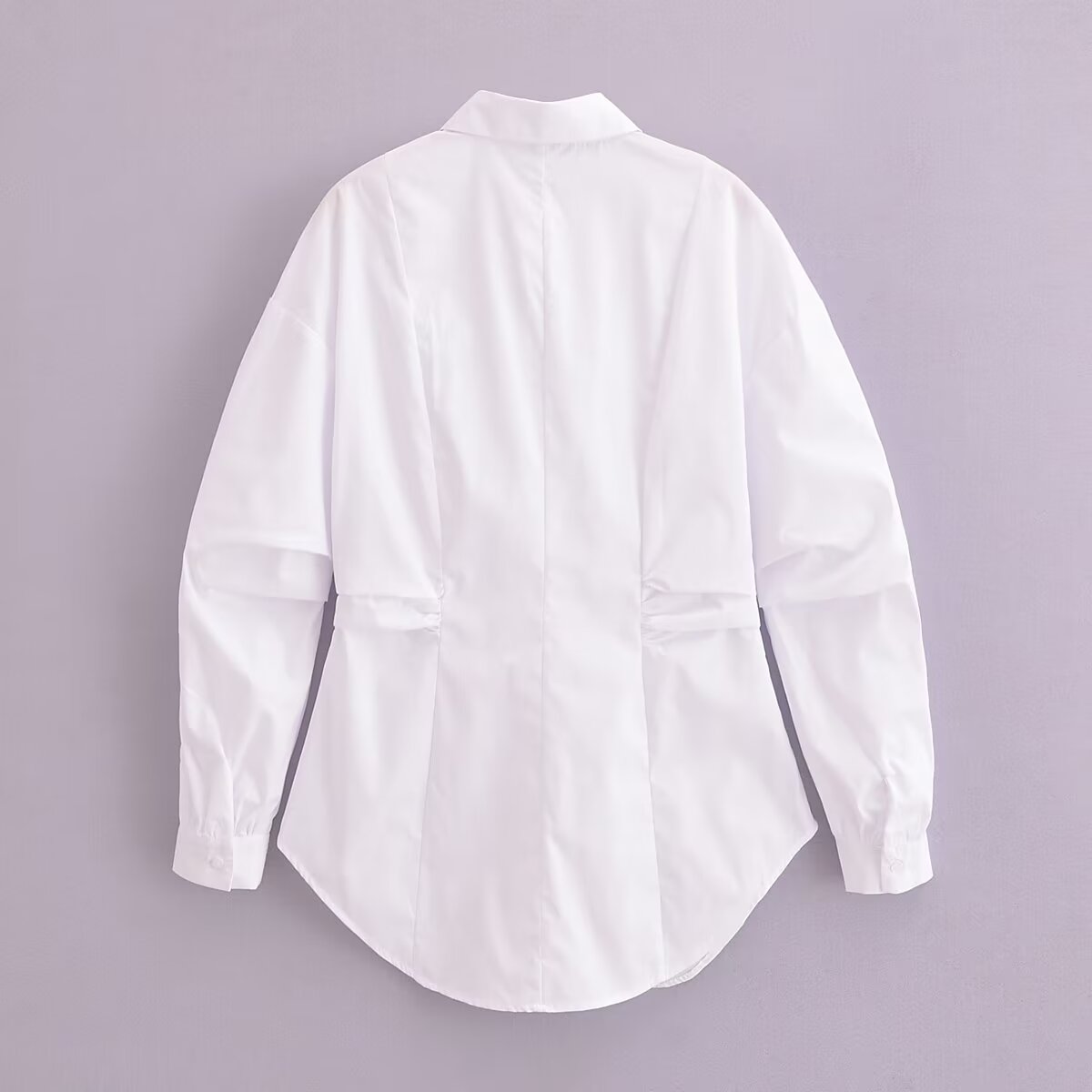 Women's Long Sleeve Loose Shirt White Shirt