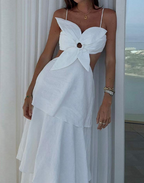 Sleeveless Cutout Cami Maxi Dress