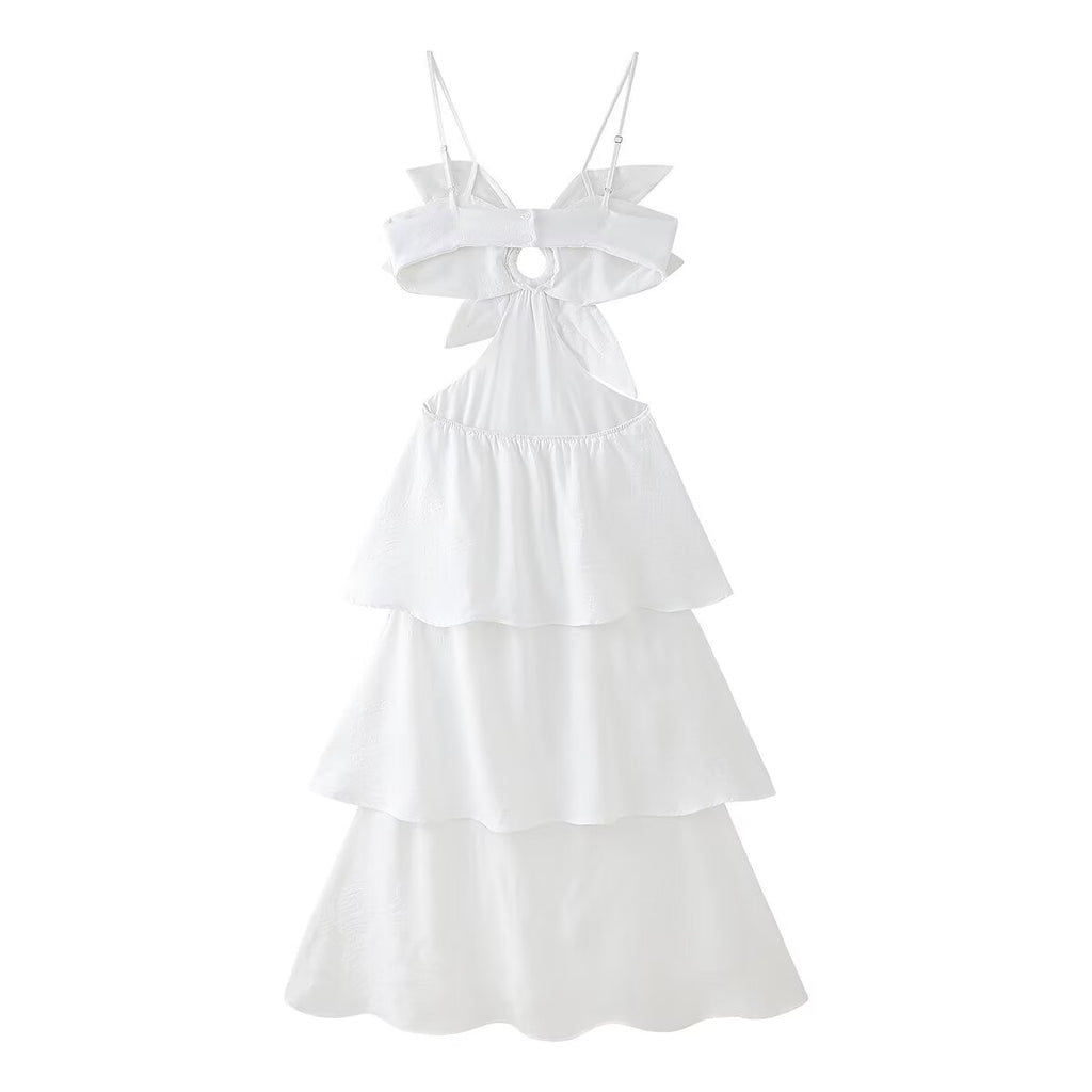 Sleeveless Cutout Cami Maxi Dress