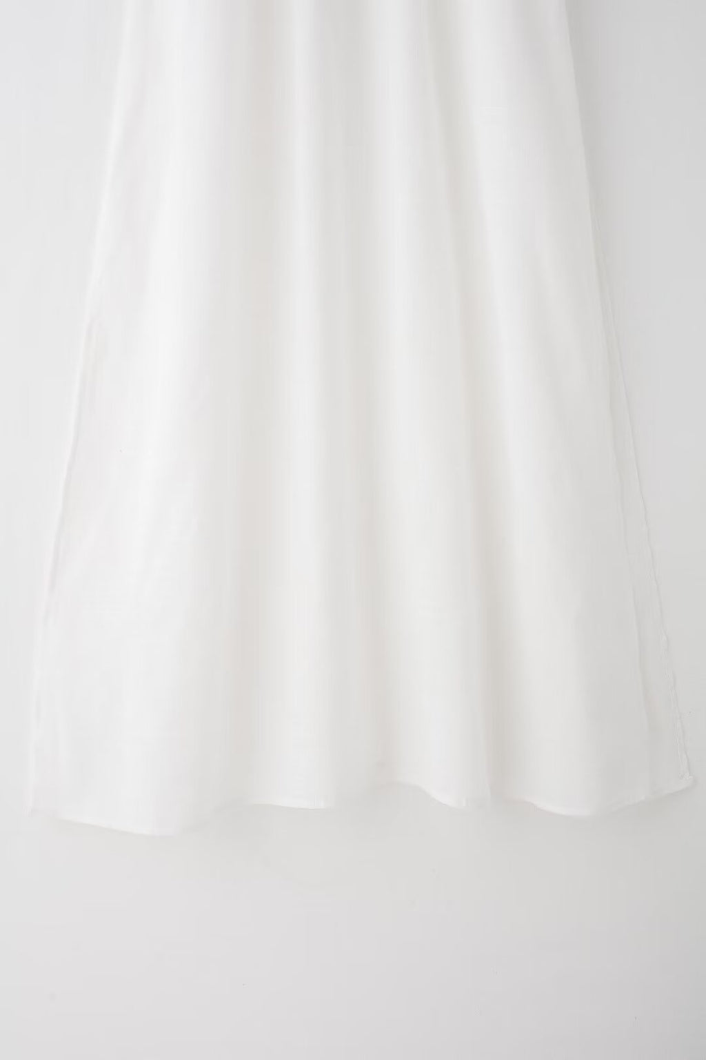 Summer Fresh Simple Linen Embroidery V-Neck Short Sleeve Dress