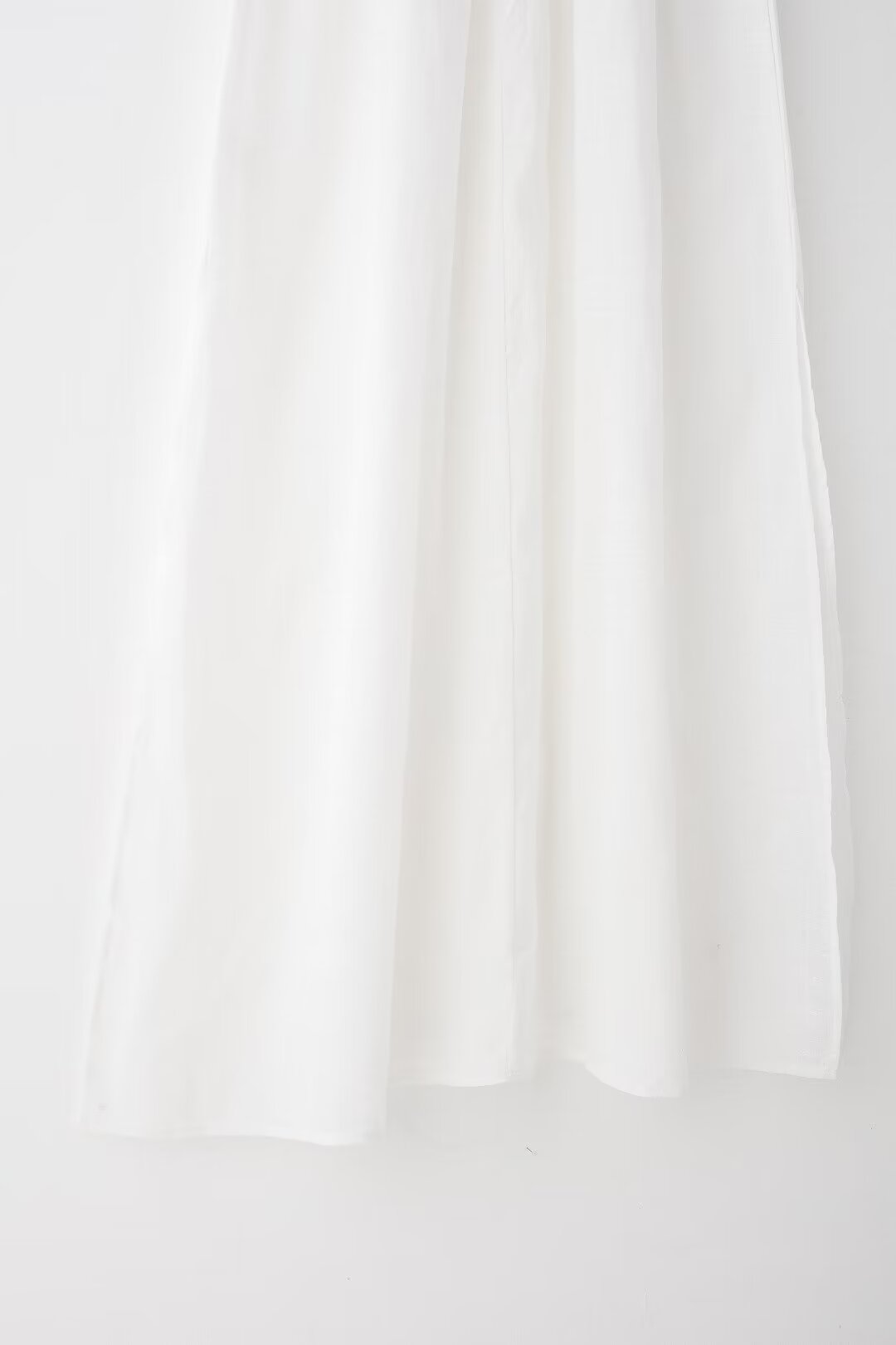 Summer Fresh Simple Linen Embroidery V-Neck Short Sleeve Dress