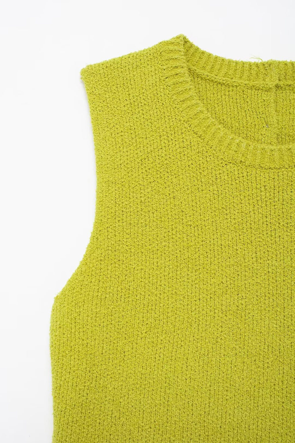 's Back Button Plain Stitch Top