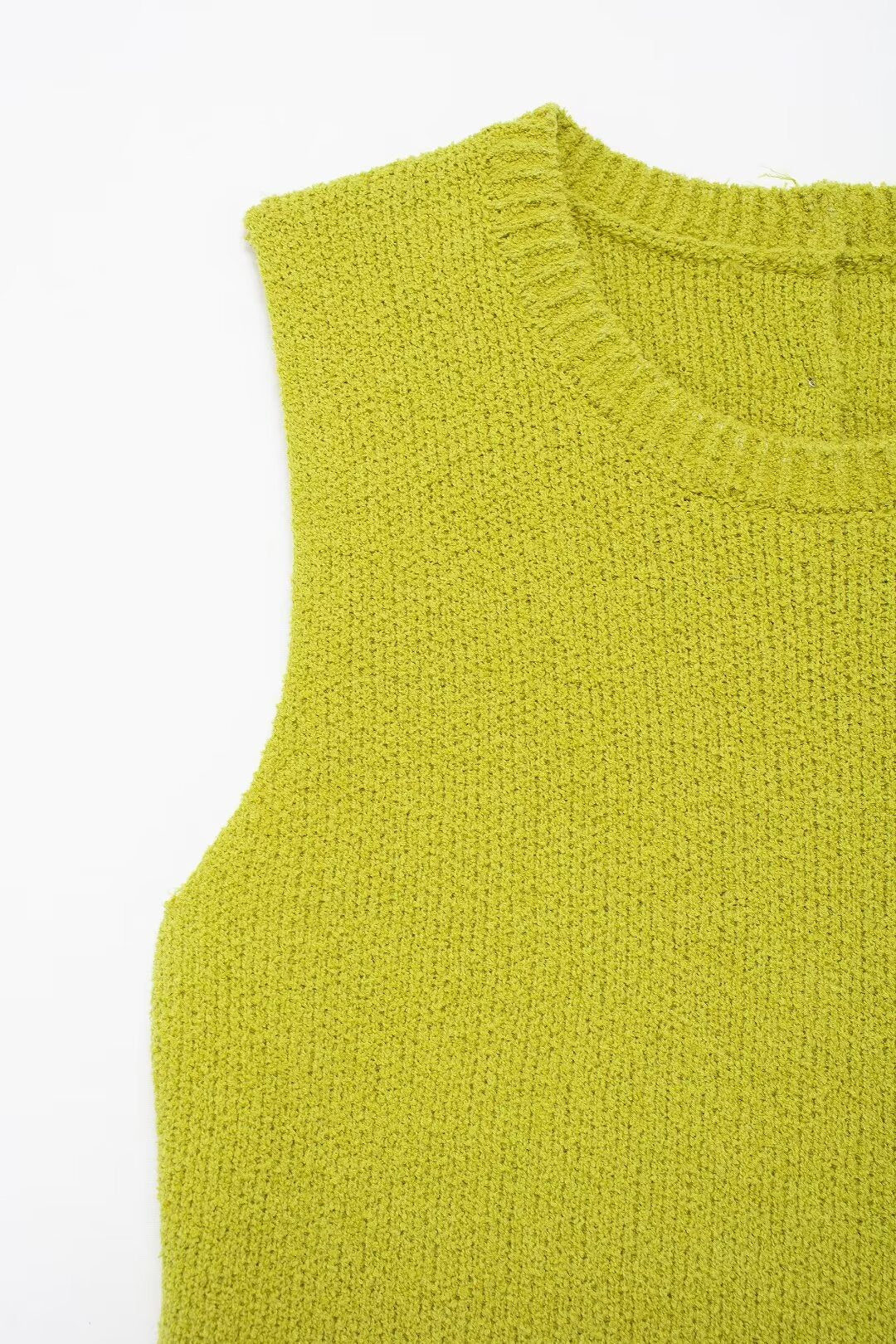 's Back Button Plain Stitch Top