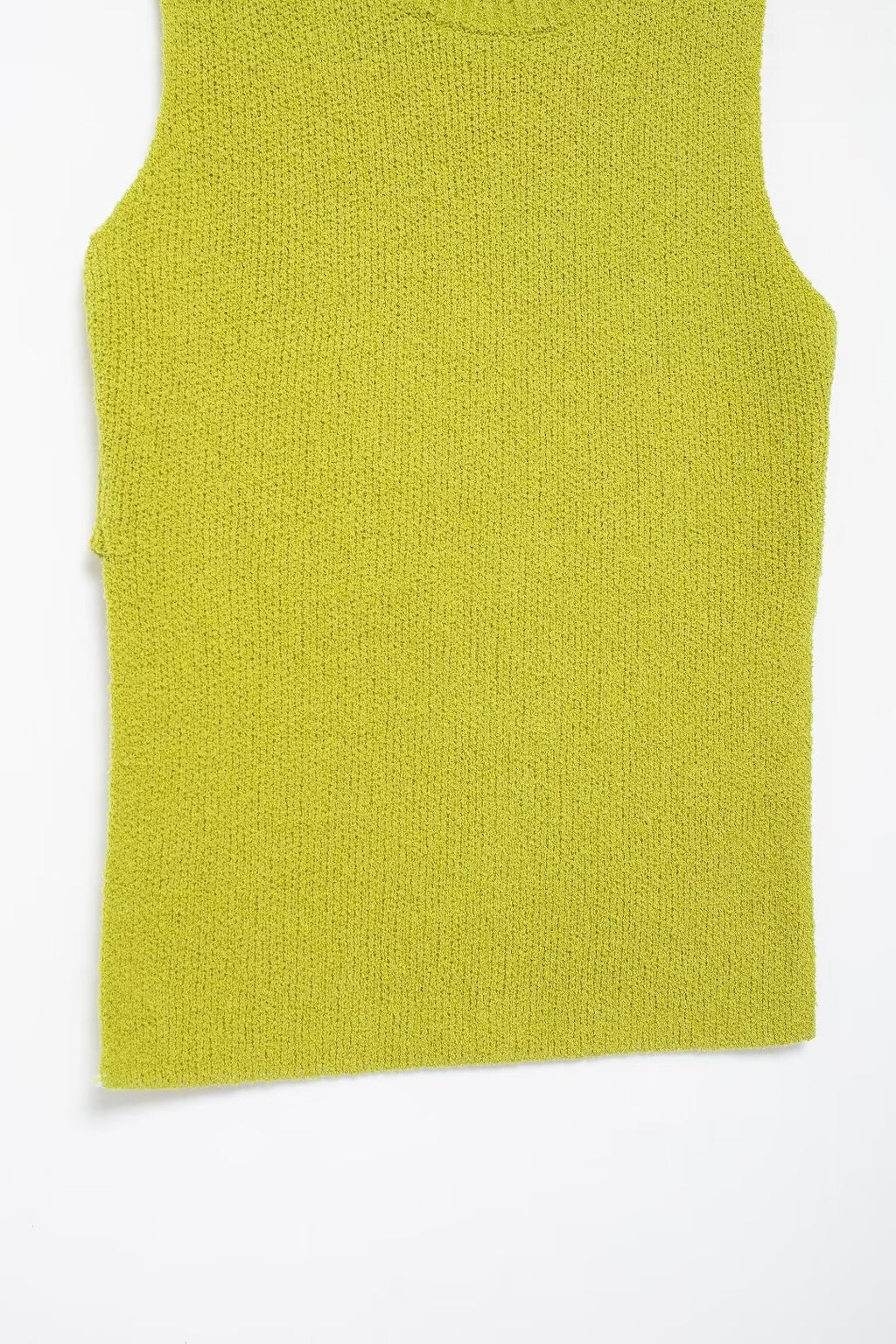 's Back Button Plain Stitch Top