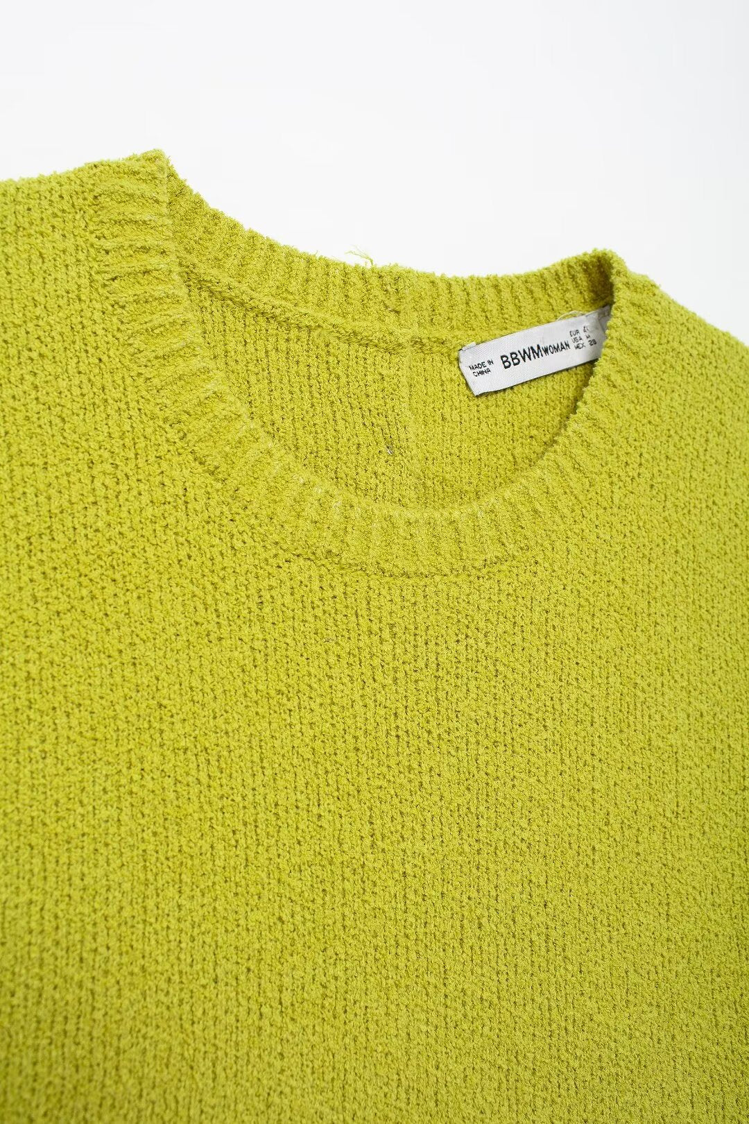 's Back Button Plain Stitch Top