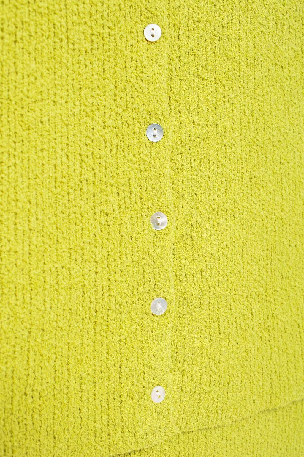 's Back Button Plain Stitch Top
