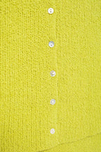 's Back Button Plain Stitch Top