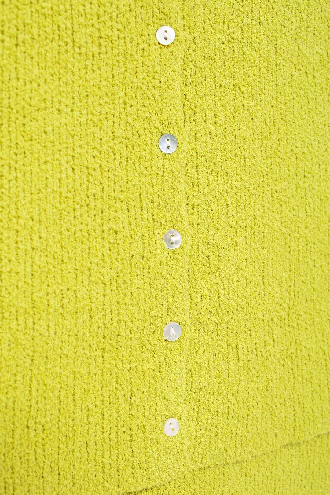 's Back Button Plain Stitch Top