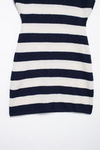 Button-Front Collared Knit Dress