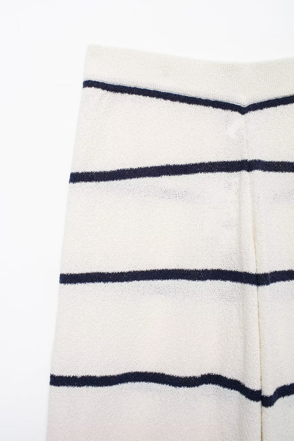 Women's Summer Diagonal Cut Knitted Camisole Striped Pants