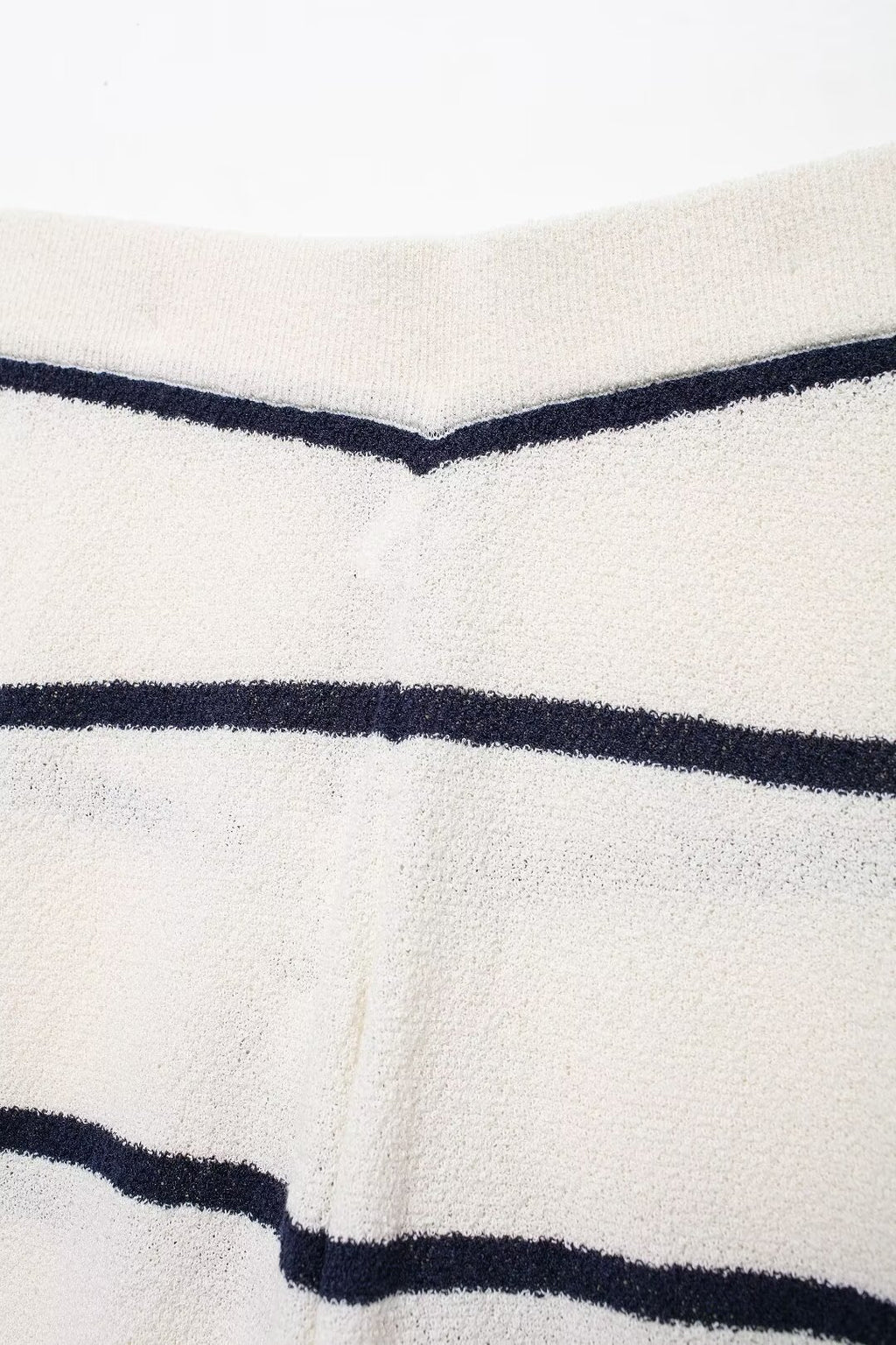 Women's Summer Diagonal Cut Knitted Camisole Striped Pants