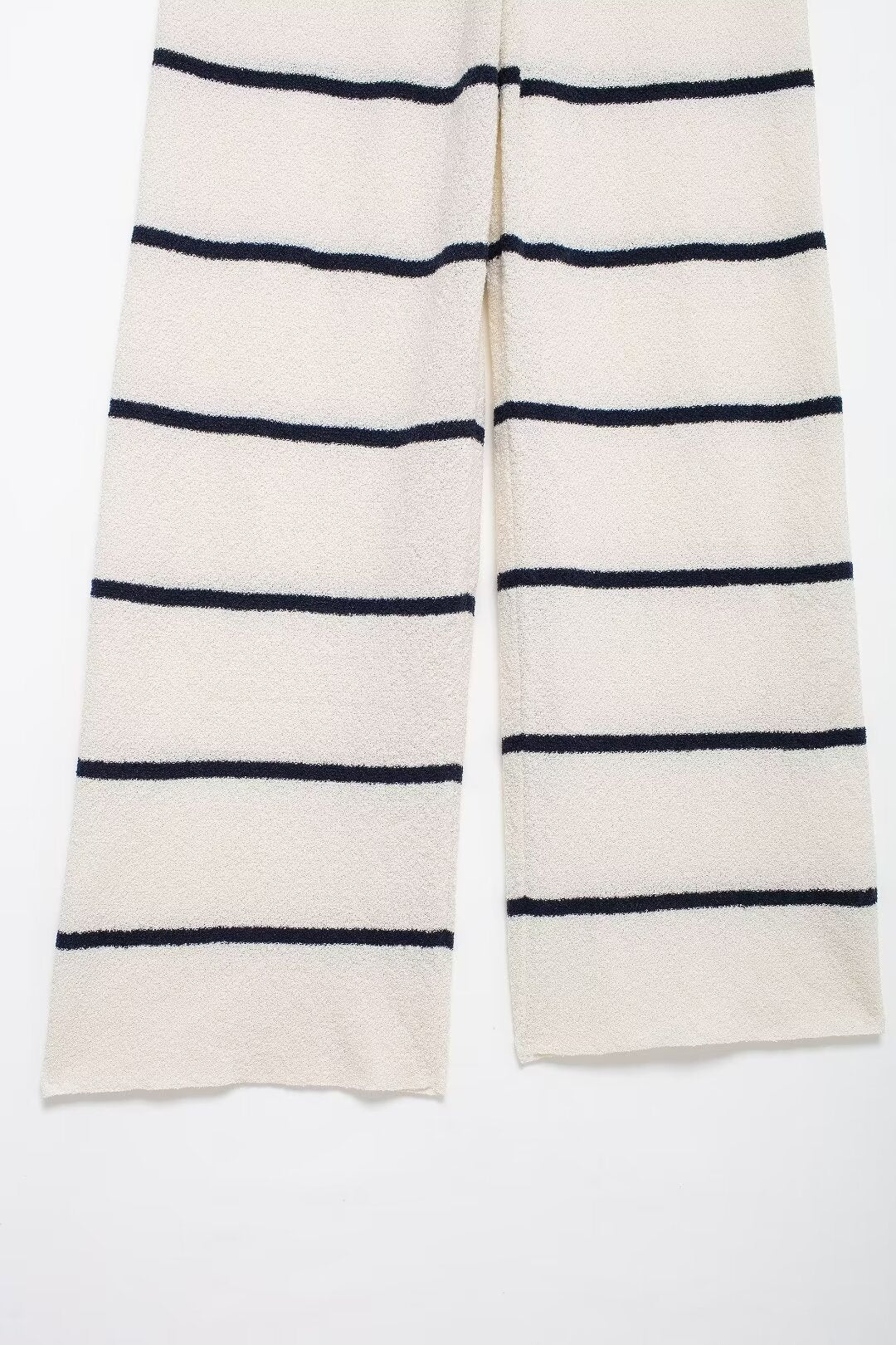 Women's Summer Diagonal Cut Knitted Camisole Striped Pants