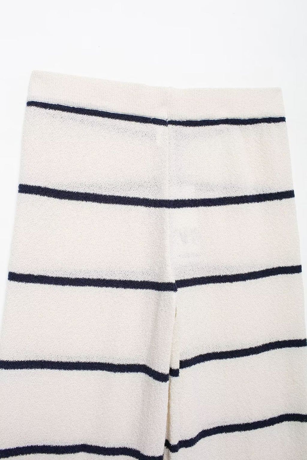 Women's Summer Diagonal Cut Knitted Camisole Striped Pants