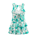 Women's Summer Wind Women Back Lace Up Dress Picture Color Personality Street