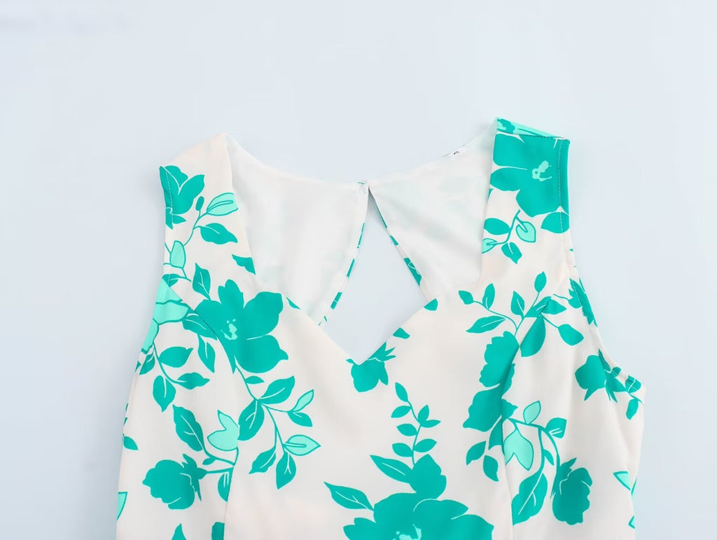Women's Summer Wind Women Back Lace Up Dress Picture Color Personality Street