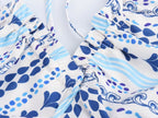 Women's Holiday Halterneck Printed Dress